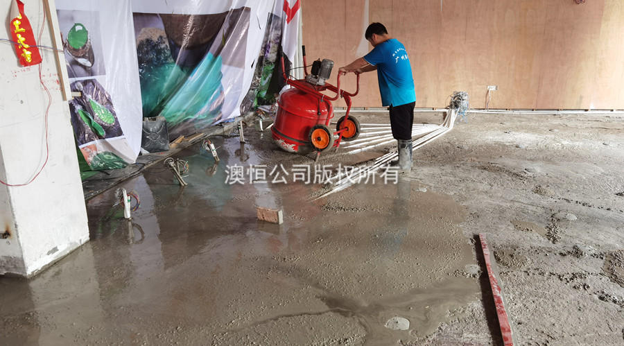 厚层自流平水泥可作无机磨石的抗裂层 厚层自流平水泥可作无机磨石的抗裂层