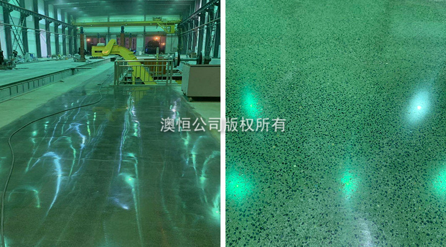 旧地面改造翻新成工业无机磨石 旧地面改造翻新成工业无机磨石